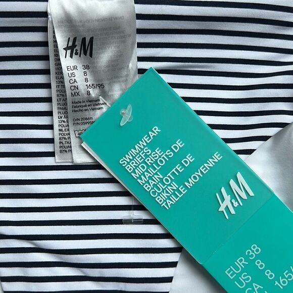 H & M Striped Bikini Bottom - Picture 4 of 5